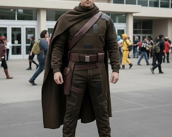Cosplay de Din Djarin / Disfraz de cazarrecompensas mandaloriano de Star Wars