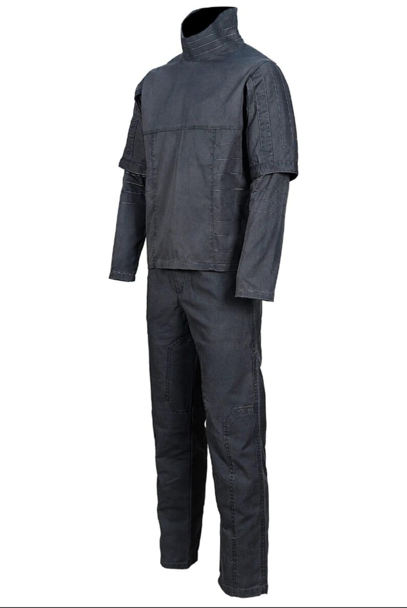 Op Star Wars geïnspireerde Mandalorian-cosplaykostuums | Mando-vluchtpak. afbeelding 3