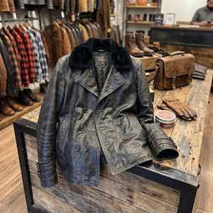 Chaqueta de cuero negra Leon S. Kennedy RE9: disfraz de cosplay inspirado en Resident Evil Requiem