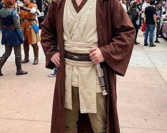 Star Wars Inspired Obi-wan Kenobi Cosplay Costumes | Mandalorian Jedi Flight Set/Suit