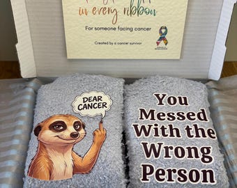 Cancer Warrior Socks: You Messed With Wrong Person | Cancer Gift For Men