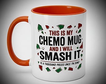 Chemo Mug | Cancer Gift | Empowering Strength, Humour (Ceramic)