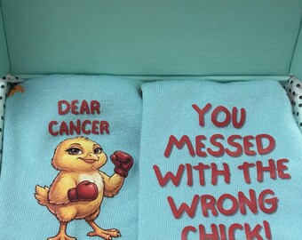 Cancer Warrior Socks: You Messed With Wrong Chick | Cancer Gift