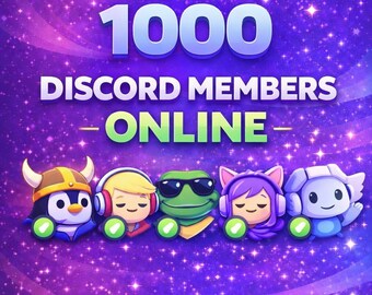 Discord Member Server 1000 online