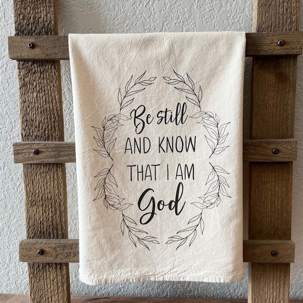 Be Still and Know That I Am God - Etsy