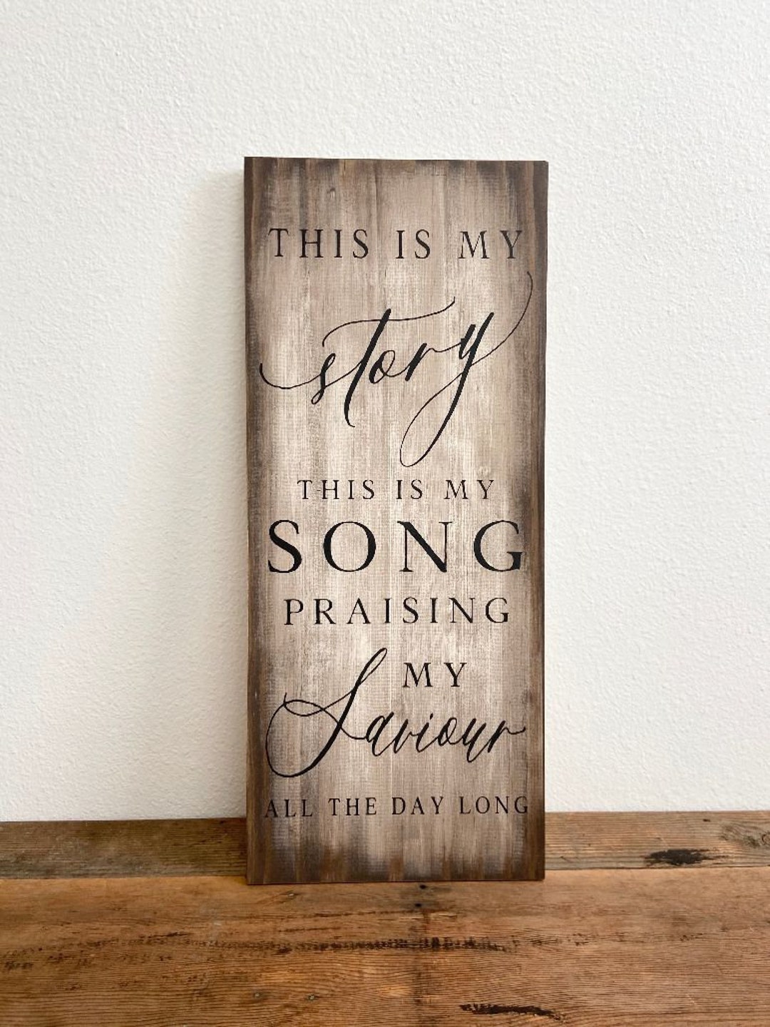 This is My Story This is My Song Praising My Saviour All the Etsy