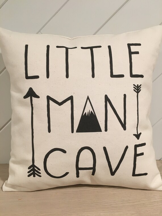 Little man cave pillow sales