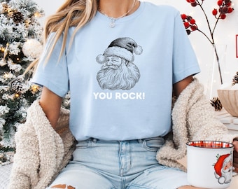 Retro Santa Claus Shirt, Funny Christmas Shirt, Santa Claus, Graphic Tee, Xmas Shirt, Christmas Beer Shirt, Santa Shirt, Alcohol Xmas Tee