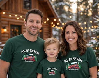 Custom Polar Express Family Christmas Shirts, Polar Express Train Sweatshirt, Belive T-shirt