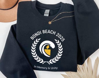 Bondi Stands Together Support Sweatshirt – Love Over Fear Bondi Strong Hoodie – Unity Gift for Sydney Community Sweatshirt