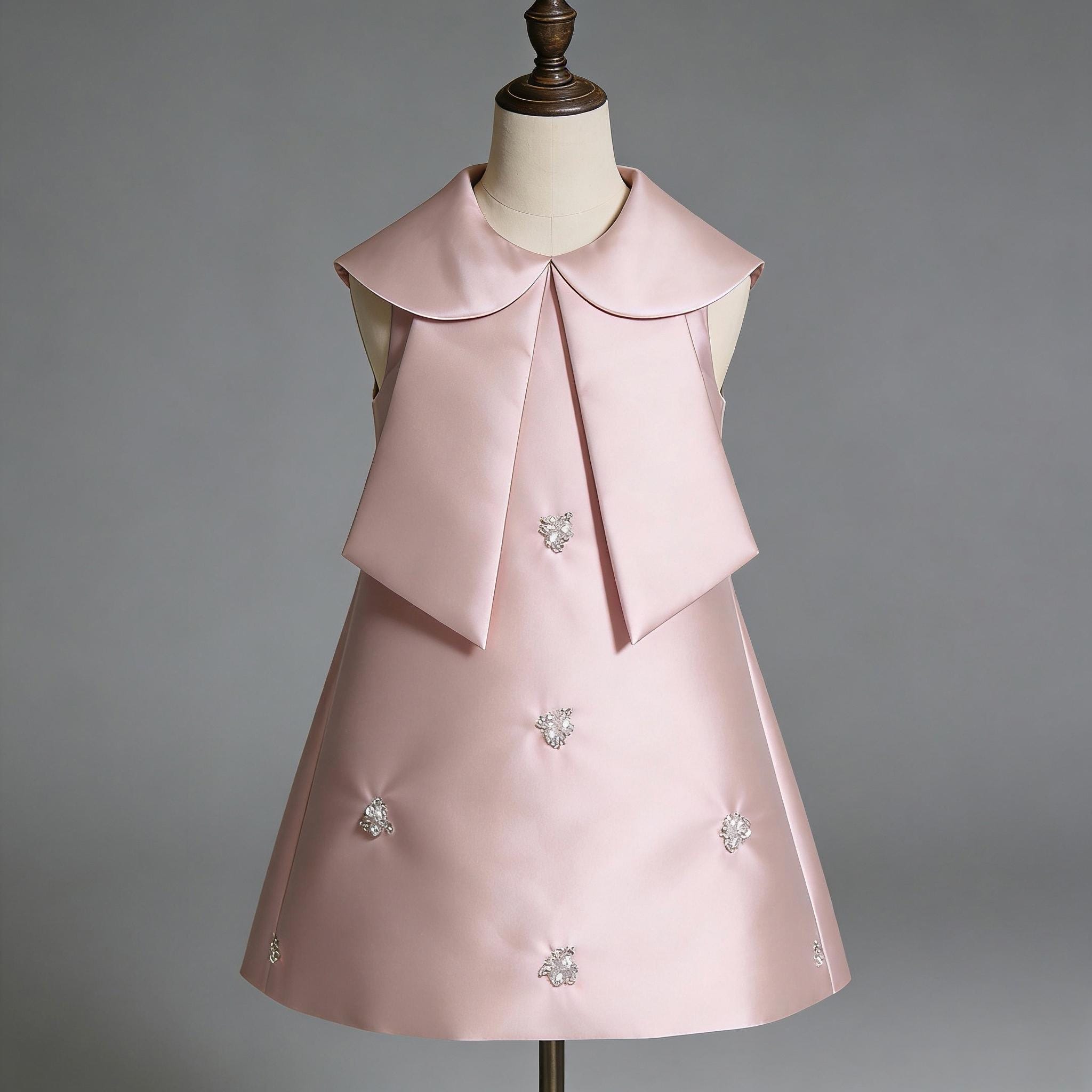 open lace back dress Rent Lola Ruffle Pink Dress Kids 18-24M in Calgary – Joyce's Closet main image 1