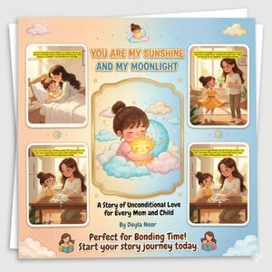 Libro electrónico infantil, libro para niños, libro de cuentos para niños, libros infantiles para la hora de dormir, descarga digital, inteligencia emocional (PDF digital)