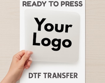 Custom Iron On Transfer, Your Logo DTF Transfer, Gang Sheet Logo, Print Your Design, Ready To Transfer, Heat Press Transfer, Customise DTF