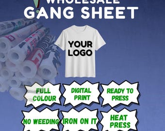 Wholesale Gang Sheet, DTF Gang Sheet, Custom DTF Print, Custom Gang Sheet, Heat Transfer DTF, Heat Transfer Dtf, Iron On It Gang Sheet