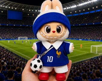 Labubu World Cup Outfit Set Football Jersey Doll Clothes