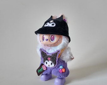 Labubu Outfit Kawaii Sanrio-Inspired Clothes for 17cm Labubu V1, V2 & V3 Plush Doll Accessories