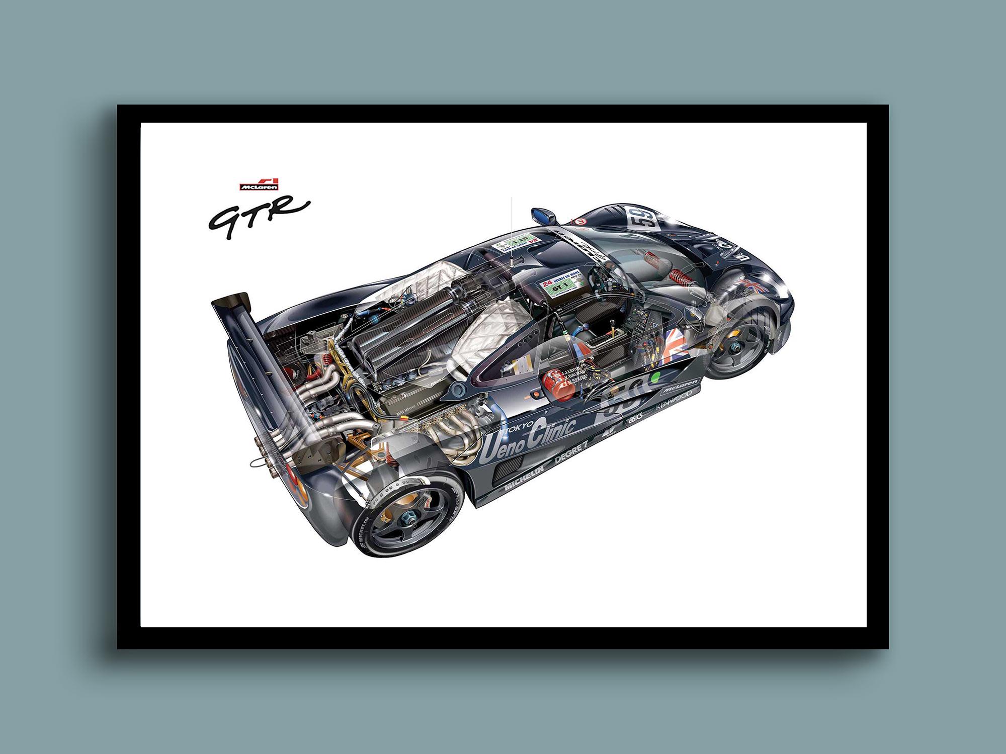 MRSlotcar MR1044 - McLaren F1 GTR #34 Gulf - '96 Le Mans [MR1044] - $189.99 | Electric Dreams, New and Vintage Slot Cars