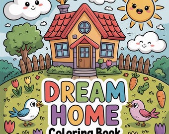 Hygge House Coloring Book: Cozy Home Designs (PDF Download)