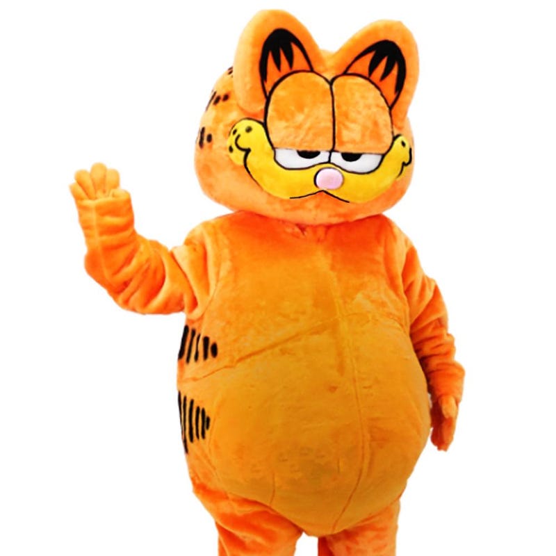 Garfield Packing Costume Adult Garfield - Etsy