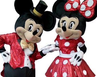 Paired Mouse Costume | Paired mascot mouse costume
