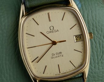 Vintage Omega De Ville Quartz Wrist Watch, Cal 1332 - Etsy