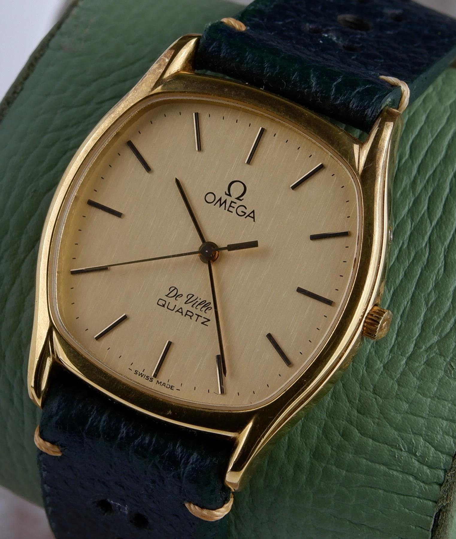 Vintage Omega De Ville Quartz Wrist Watch, Ref 1910097 - Etsy
