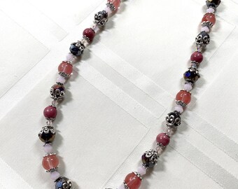 Pink Gemstone Necklace
