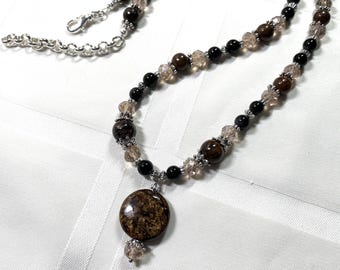 Mocha Delight Gemstone Necklace