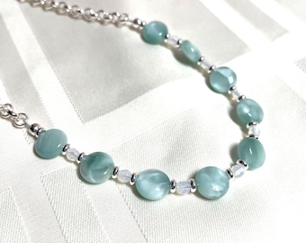 Green Moonstone Necklace