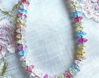 Multicolor Sparkly Bead Necklace 1