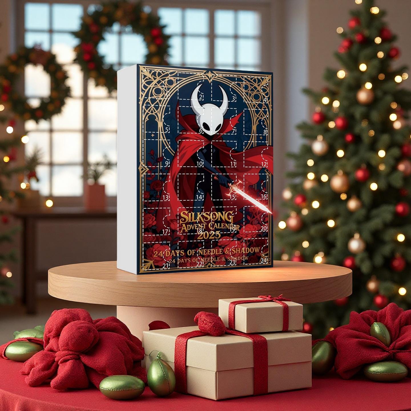 Discover Hollow Knight Acrylic Advent Calendar 2025 Christmas Countdown Decor Blind Box