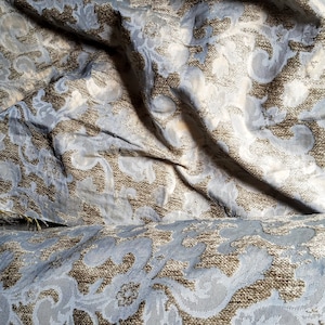Decorator Brocade Fabric By The Yard, High End RM Coco, 53&quot; w. 35 Yards Available, Mint Condition