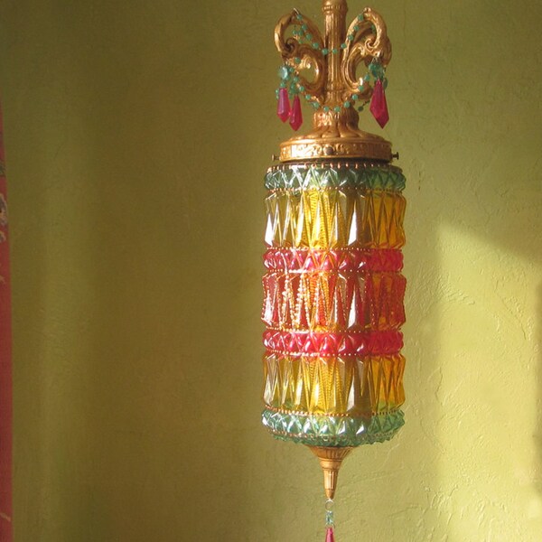 RESREVED FOR ANTOINETTE - Hanging Light, Moroccan Gypsy, One of a Kind