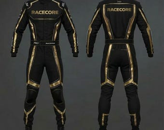 Professional Custom Karting Suit | Sublimation Printed Go Kart Race Gear | OMP Style Motorsport Overalls with Free Balaclava and T Shirt