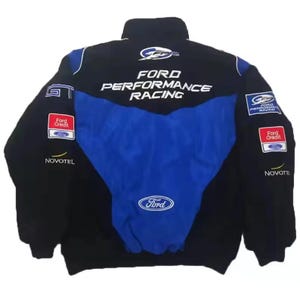 Retro FORD Racing Jacket | Vintage NASCAR Bomber | Classic Motorsport ...