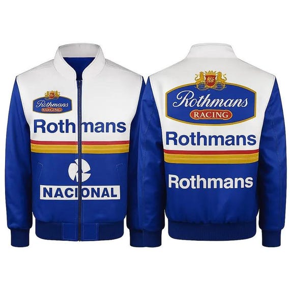 Rothmans Racing Jacket Vintage F1 Williams Motorsport Bomber