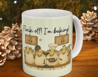 Mug for Bakers Funny Christmas Gift Bake Off Fans and Baking Enthusiasts