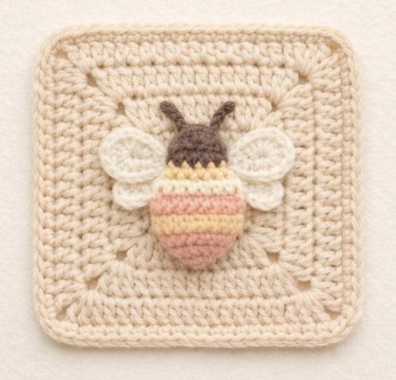 Bee Granny Square