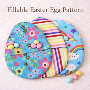 patroon vulbaar ei, paaseipatroon, gehaakt paasei, amigurumi-ei pdf, paaseipatroon, herbruikbaar stof ei naaien afbeelding 2