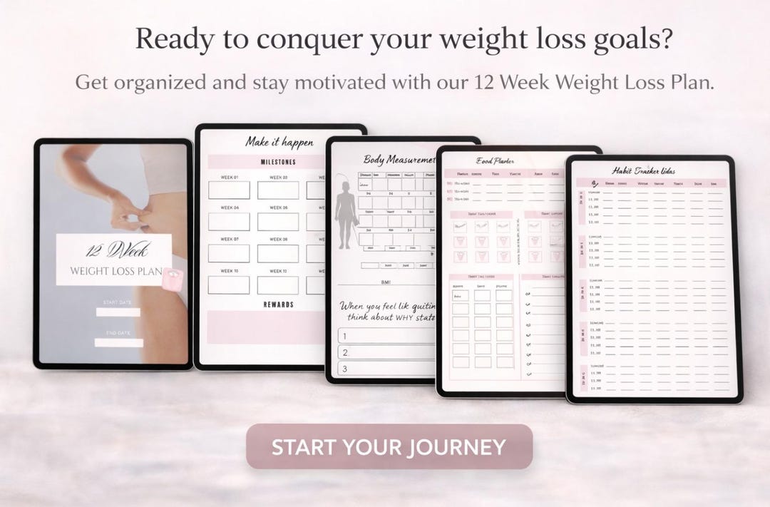 12 Week Weight Loss Plan - Etsy