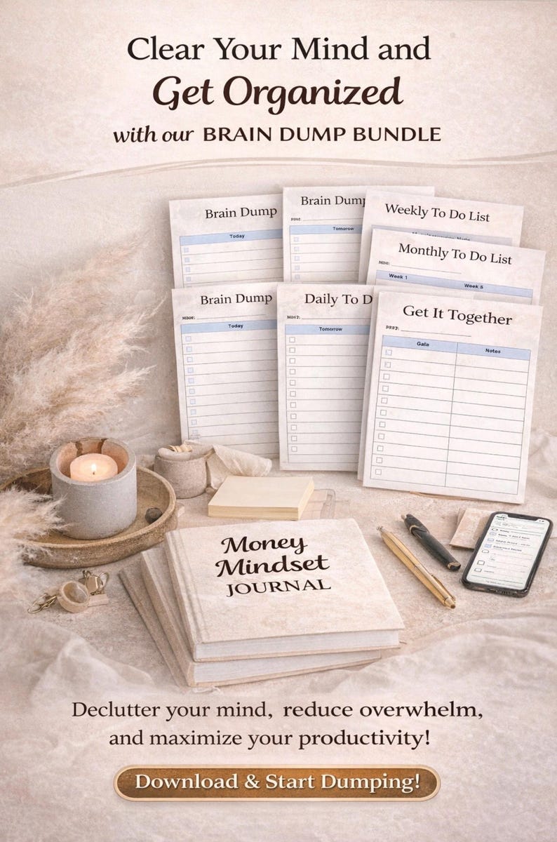 Brain Dump Bundle - Etsy