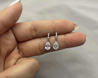 Elegante druppelvormige oorbellen voor dames – vintagestijl, alledaags en formeel, geschenkverpakking