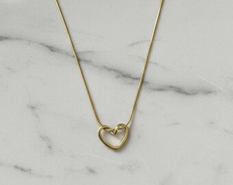Minimalistische gouden hanger – delicate alledaagse ketting, eenvoudige elegante sieraden Cadeau voor haar