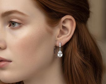 Vintage druppelvormige oorstekers – elegante alledaagse oorbellen voor dames, klassieke cadeau-sieraden