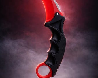 CS2 Karambit Knife Prop | Karambit Replica | Cosplay / Desk Display | Gamer Gift