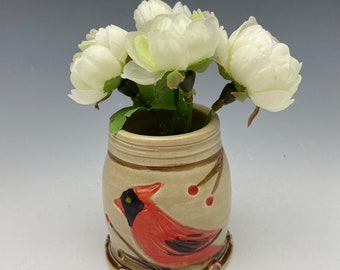 Mini Cardinal Vase