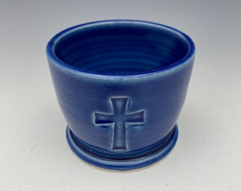 Ceramic Ceremonial Cup in Cobalt Blue