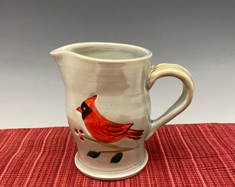 Cardinal Creamer or Small Pitcher