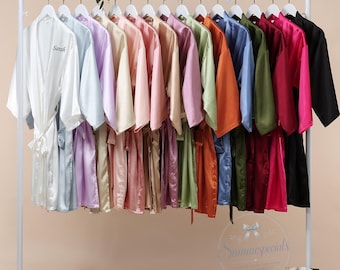 Robes de demoiselle d'honneur en satin, Robes de demoiselle d'honneur personnalisées, Robes de demoiselle d'honneur en satin doux, Robes de mariée pour la douche