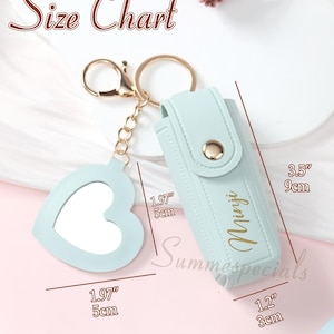 Personalized Lipstick Bag Keychain, Custom Name Bridal Party Gifts, Bridesmaid Gift, Brithday Gifts image 7